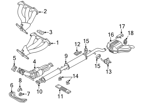 2001 Volvo S80 Exhaust Manifold Diagram