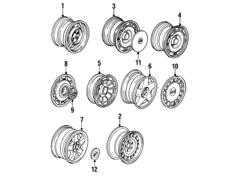 1988 Volvo 740 Wheels