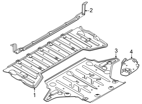 2025 Volvo EX30 Splash Shields