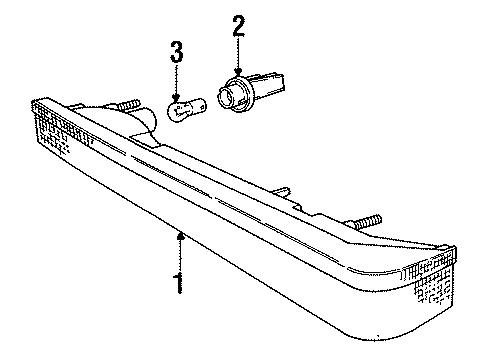 1989 Volvo 760 Signal Lamps