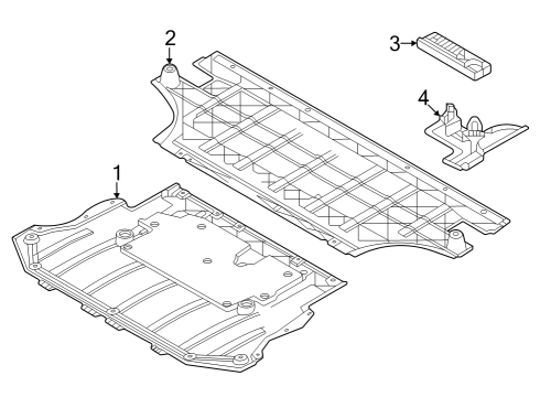 2024 Volvo XC40 Recharge Splash Shields