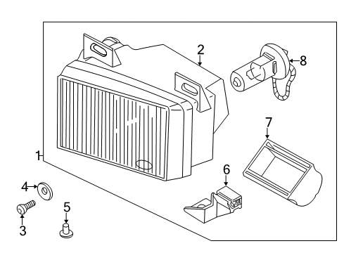 2000 Volvo V40 Bulbs Diagram