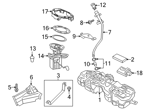 2025 Volvo S60 Fuel System Components
