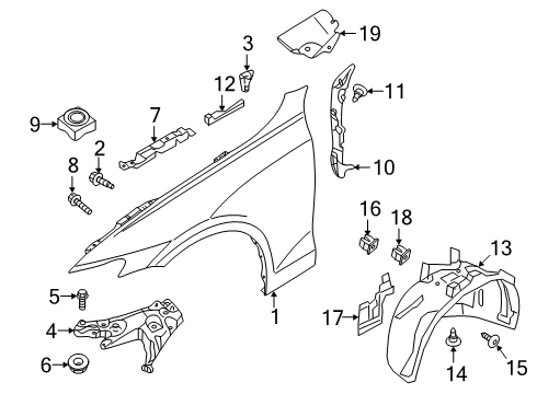 2024 Volvo V60 Cross Country Fender & Components