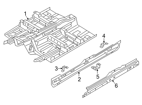 2024 Volvo XC90 Floor & Rails