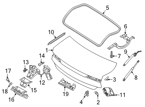 2025 Volvo S90 Flange Screw Diagram for 30746883