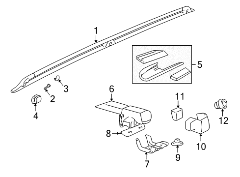 2000 Volvo V70 Luggage Carrier