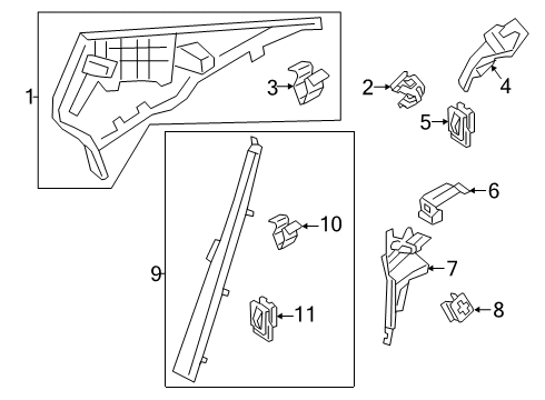 2025 Volvo S60 Interior Trim - Quarter Panels