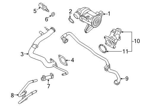 2015 Volvo XC70 Water Pump Diagram