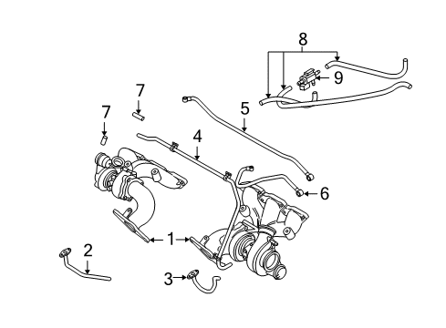2004 Volvo XC90 Turbocharger Diagram