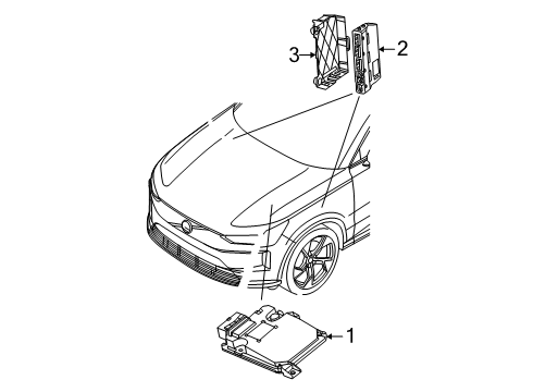 2025 Volvo EX90 Control Module