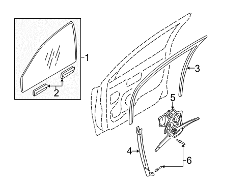 2006 Volvo S60 Front Door Diagram