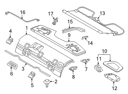 2024 Volvo S90 Interior Trim - Rear Body