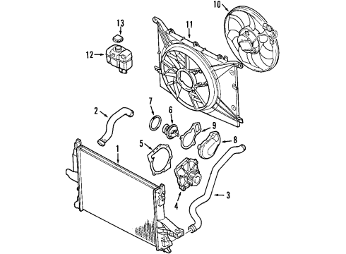 2001 Volvo S60 Cooling Fan Diagram