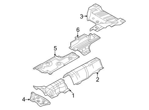 2016 Volvo V60 Heat Shields