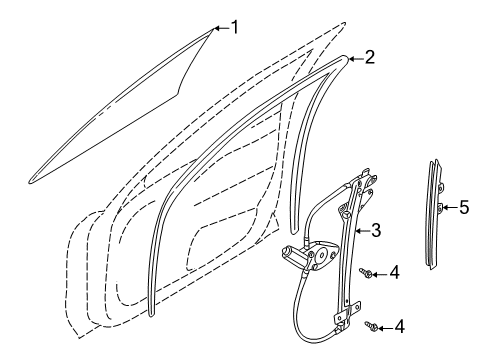 2001 Volvo S40 Front Door Diagram