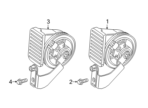 2025 Volvo V60 Horn
