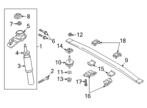 2025 Volvo XC60 Shocks & Components Diagram 3