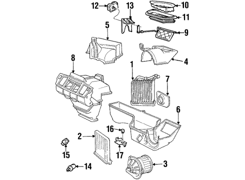 1997 Volvo 850 Air Conditioner Diagram
