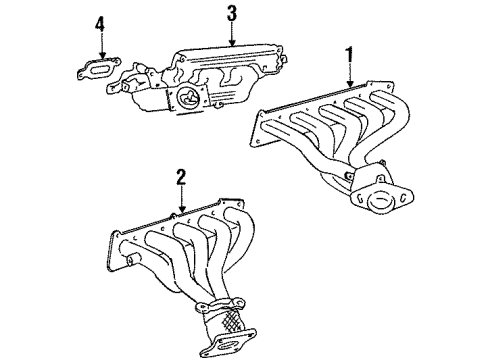 1993 Volvo 850 Exhaust Manifold