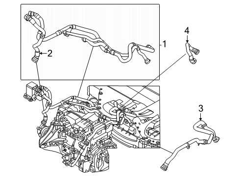 2025 Volvo EX90 Hoses, Lines & Pipes
