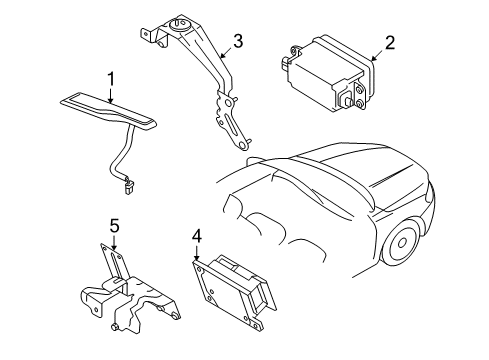 2008 Volvo V70 Electrical Components Diagram