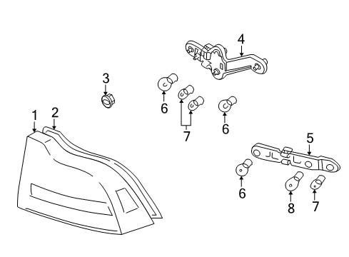 2002 Volvo S60 Bulbs Diagram