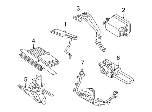 2009 Volvo V70 Electrical Components Diagram