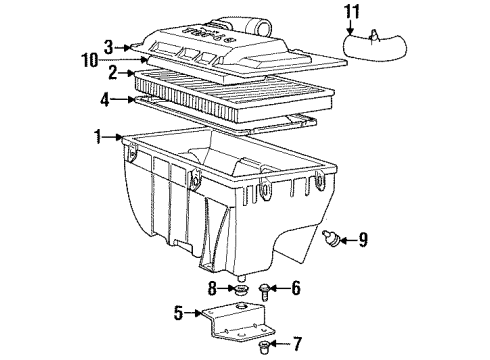 1996 Volvo 960 Filters Diagram