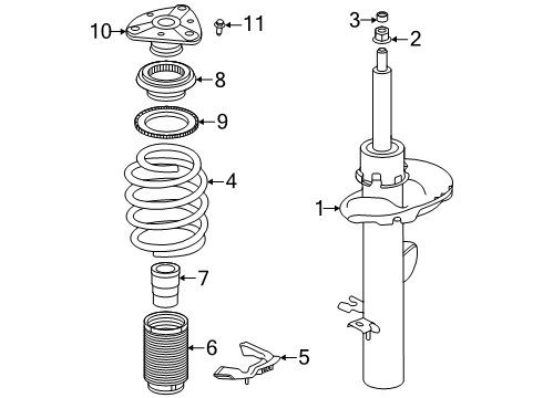 2025 Volvo EX30 Struts & Components