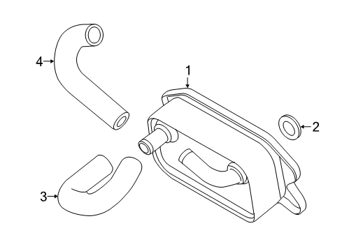 2016 Volvo V60 Oil Cooler - Belts Diagram 2