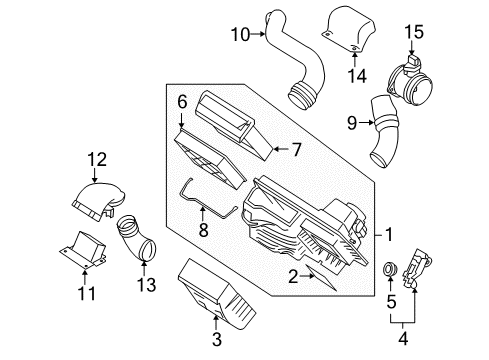 2011 Volvo C30 Air Intake Diagram