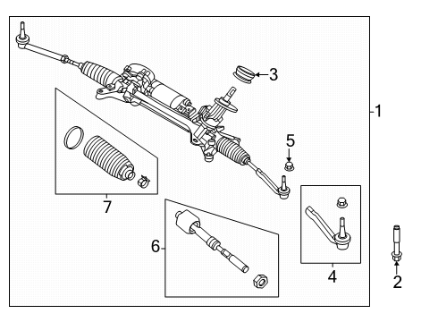2025 Volvo EX30 Steering Gear & Linkage