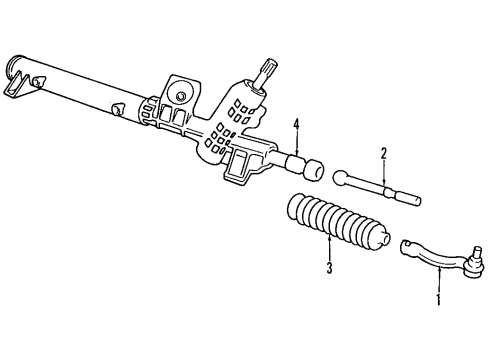 1995 Volvo 850 P/S Pump & Hoses Diagram