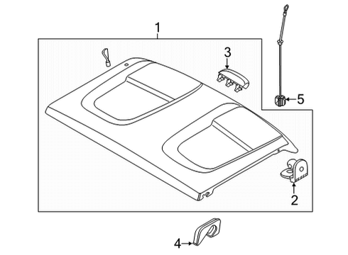 2026 Volvo EC40 Interior Trim - Rear Body