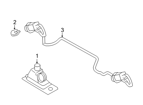 2005 Volvo XC90 License Lamps Diagram