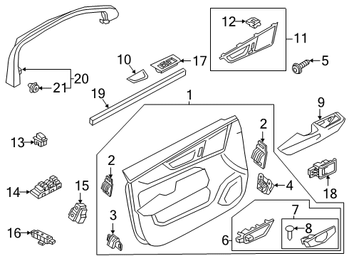 2025 Volvo S60 Interior Trim - Front Door