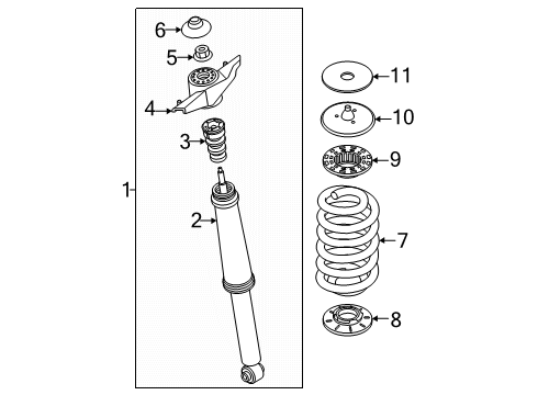 2024 Volvo XC40 Recharge Shocks & Components