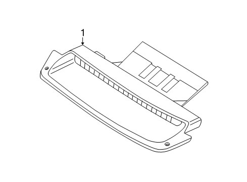 2002 Volvo S60 High Mount Lamps
