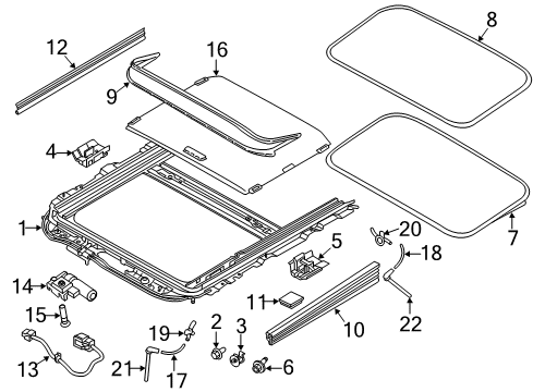 2017 Volvo S90 Sunroof Diagram