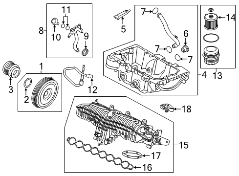 2018 Volvo XC60 Intercooler - Air Diagram 4