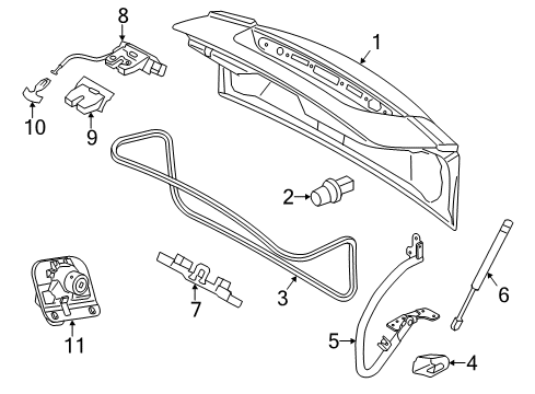 2012 Volvo S60 Trunk Diagram