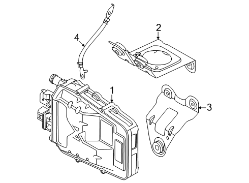 2025 Volvo EX30 A/C Condenser, Compressor & Lines Diagram 4