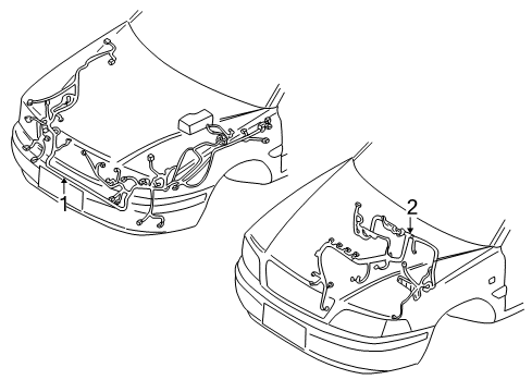 2001 Volvo S40 Wiring Harness