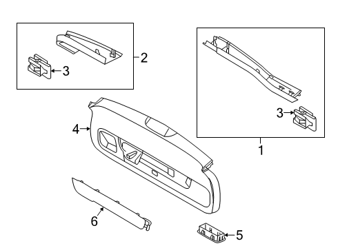 2025 Volvo V60 Interior Trim - Lift Gate