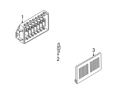2002 Volvo V70 Electrical Components Diagram 4