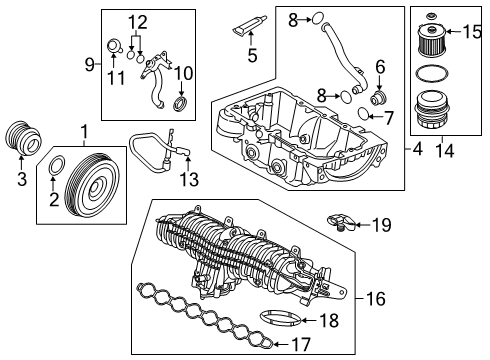 2018 Volvo XC60 Intercooler - Air Diagram 3