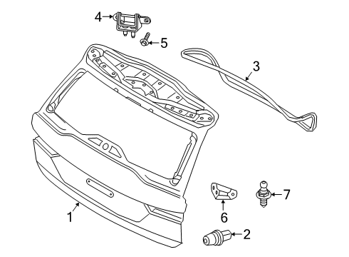 2025 Volvo V60 Gate & Hardware