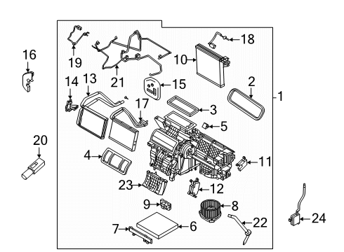 2025 Volvo EX30 Electrical Motor Diagram for 80012158