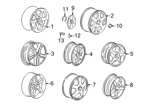 2000 Volvo S70 Wheels